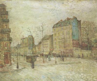 Vincent Van Gogh Boulevard de Clichy (nn04) France oil painting art